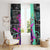 Punk Cheetah Graffiti Window Curtain with Punk Not Dead Street Art and Neon Jungle Design - Wonder Print Shop