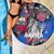 4th of July Graffiti Beach Blanket with Statue of Liberty and American Independence Street Art Design - Wonder Print Shop