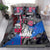 4th of July Graffiti Bedding Set with Statue of Liberty and American Independence Street Art Design - Wonder Print Shop