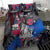 4th of July Graffiti Bedding Set with Statue of Liberty and American Independence Street Art Design - Wonder Print Shop