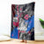 4th of July Graffiti Blanket with Statue of Liberty and American Independence Street Art Design - Wonder Print Shop