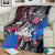 4th of July Graffiti Blanket with Statue of Liberty and American Independence Street Art Design - Wonder Print Shop