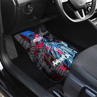 4th of July Graffiti Car Mats with Statue of Liberty and American Independence Street Art Design - Wonder Print Shop