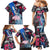 4th of July Graffiti Family Matching Mermaid Dress and Hawaiian Shirt with Statue of Liberty and American Independence Street Art Design - Wonder Print Shop