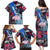 4th of July Graffiti Family Matching Puletasi and Hawaiian Shirt with Statue of Liberty and American Independence Street Art Design - Wonder Print Shop