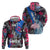 4th of July Graffiti Hoodie with Statue of Liberty and American Independence Street Art Design - Wonder Print Shop