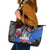 4th of July Graffiti Leather Tote Bag with Statue of Liberty and American Independence Street Art Design - Wonder Print Shop