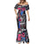 4th of July Graffiti Mermaid Dress with Statue of Liberty and American Independence Street Art Design - Wonder Print Shop