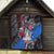 4th of July Graffiti Quilt with Statue of Liberty and American Independence Street Art Design - Wonder Print Shop