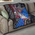 4th of July Graffiti Quilt with Statue of Liberty and American Independence Street Art Design - Wonder Print Shop