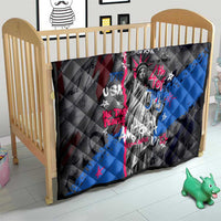 4th of July Graffiti Quilt with Statue of Liberty and American Independence Street Art Design - Wonder Print Shop