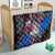 4th of July Graffiti Quilt with Statue of Liberty and American Independence Street Art Design - Wonder Print Shop