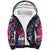 4th of July Graffiti Sherpa Hoodie with Statue of Liberty and American Independence Street Art Design - Wonder Print Shop