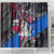 4th of July Graffiti Shower Curtain with Statue of Liberty and American Independence Street Art Design - Wonder Print Shop