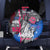 4th of July Graffiti Spare Tire Cover with Statue of Liberty and American Independence Street Art Design - Wonder Print Shop