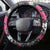 4th of July Graffiti Steering Wheel Cover with Statue of Liberty and American Independence Street Art Design - Wonder Print Shop