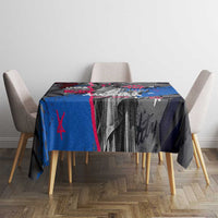 4th of July Graffiti Tablecloth with Statue of Liberty and American Independence Street Art Design - Wonder Print Shop