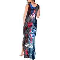 4th of July Graffiti Tank Maxi Dress with Statue of Liberty and American Independence Street Art Design - Wonder Print Shop