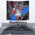 4th of July Graffiti Tapestry with Statue of Liberty and American Independence Street Art Design - Wonder Print Shop