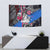 4th of July Graffiti Tapestry with Statue of Liberty and American Independence Street Art Design - Wonder Print Shop