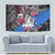 4th of July Graffiti Tapestry with Statue of Liberty and American Independence Street Art Design - Wonder Print Shop