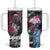 4th of July Graffiti Tumbler With Handle with Statue of Liberty and American Independence Street Art Design - Wonder Print Shop