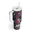 4th of July Graffiti Tumbler With Handle with Statue of Liberty and American Independence Street Art Design - Wonder Print Shop