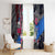 4th of July Graffiti Window Curtain with Statue of Liberty and American Independence Street Art Design - Wonder Print Shop