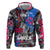 4th of July Graffiti Zip Hoodie with Statue of Liberty and American Independence Street Art Design - Wonder Print Shop