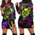 Graffiti Hip Hop Hoodie Dress with Neon Bear and Street Artist Panda Design - Wonder Print Shop