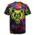 Graffiti Hip Hop Rugby Jersey with Neon Bear and Street Artist Panda Design - Wonder Print Shop