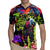 Graffiti Hip Hop Rugby Jersey with Neon Bear and Street Artist Panda Design - Wonder Print Shop