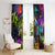 Graffiti Hip Hop Window Curtain with Neon Bear and Street Artist Panda Design - Wonder Print Shop