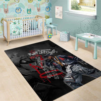 Rap Star Streetwear Area Rug with Graffiti Lettering and Hip Hop - Wonder Print Shop