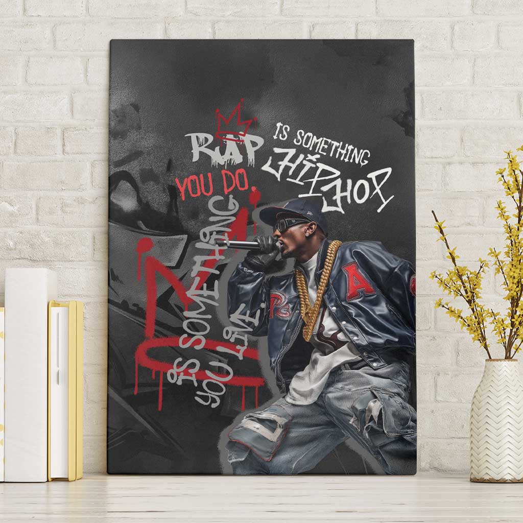 Rap Star Streetwear Canvas Wall Art with Graffiti Lettering and Hip Hop - Wonder Print Shop