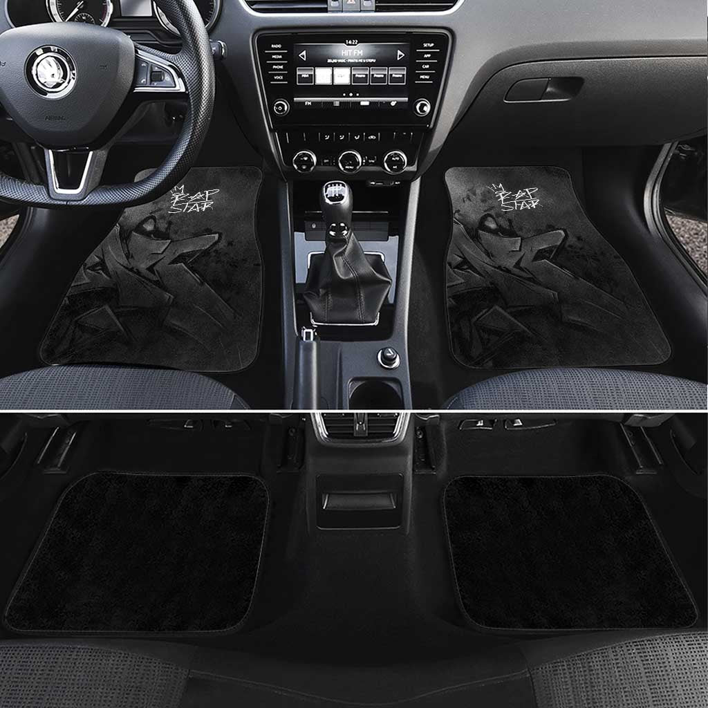 Rap Star Streetwear Car Mats with Graffiti Lettering and Hip Hop - Wonder Print Shop