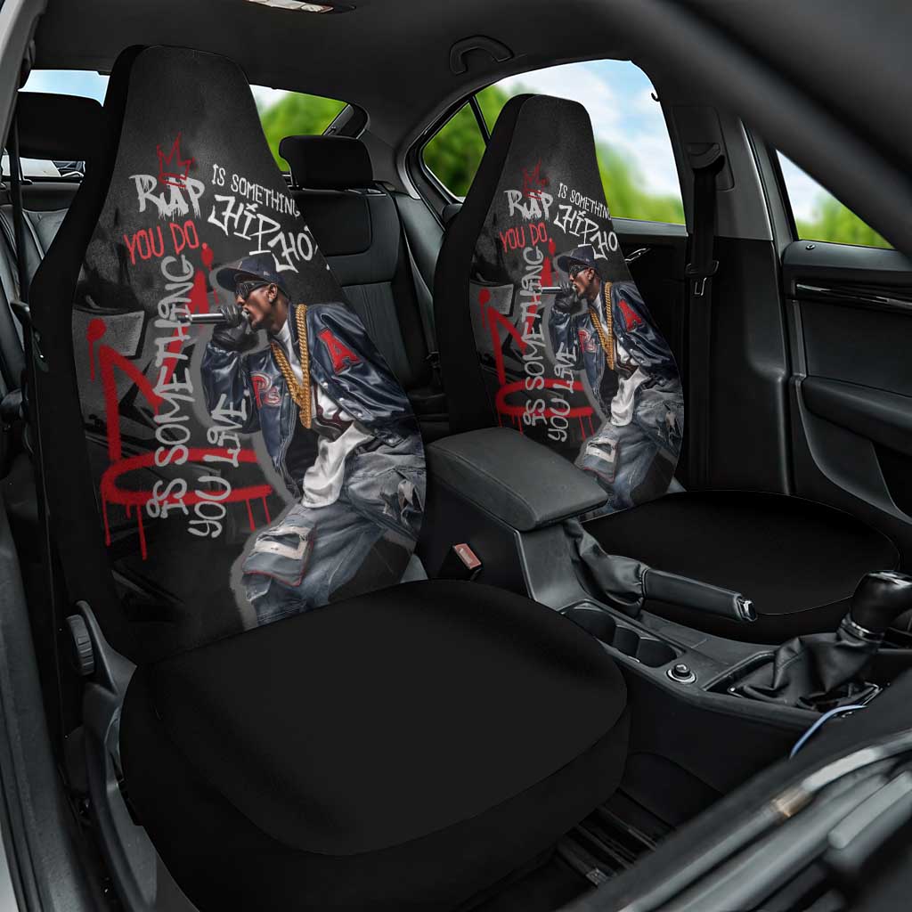 Rap Star Streetwear Car Seat Cover with Graffiti Lettering and Hip Hop - Wonder Print Shop