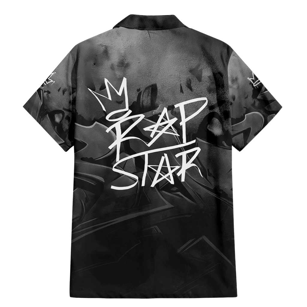 Rap Star Streetwear Family Matching Mermaid Dress and Hawaiian Shirt with Graffiti Lettering and Hip Hop - Wonder Print Shop