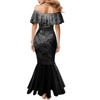 Rap Star Streetwear Family Matching Mermaid Dress and Hawaiian Shirt with Graffiti Lettering and Hip Hop - Wonder Print Shop