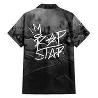 Rap Star Streetwear Family Matching Puletasi and Hawaiian Shirt with Graffiti Lettering and Hip Hop - Wonder Print Shop