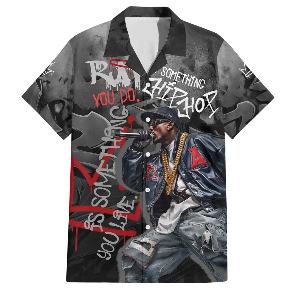 Rap Star Streetwear Family Matching Summer Maxi Dress and Hawaiian Shirt with Graffiti Lettering and Hip Hop - Wonder Print Shop