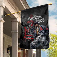 Rap Star Streetwear Garden Flag with Graffiti Lettering and Hip Hop - Wonder Print Shop