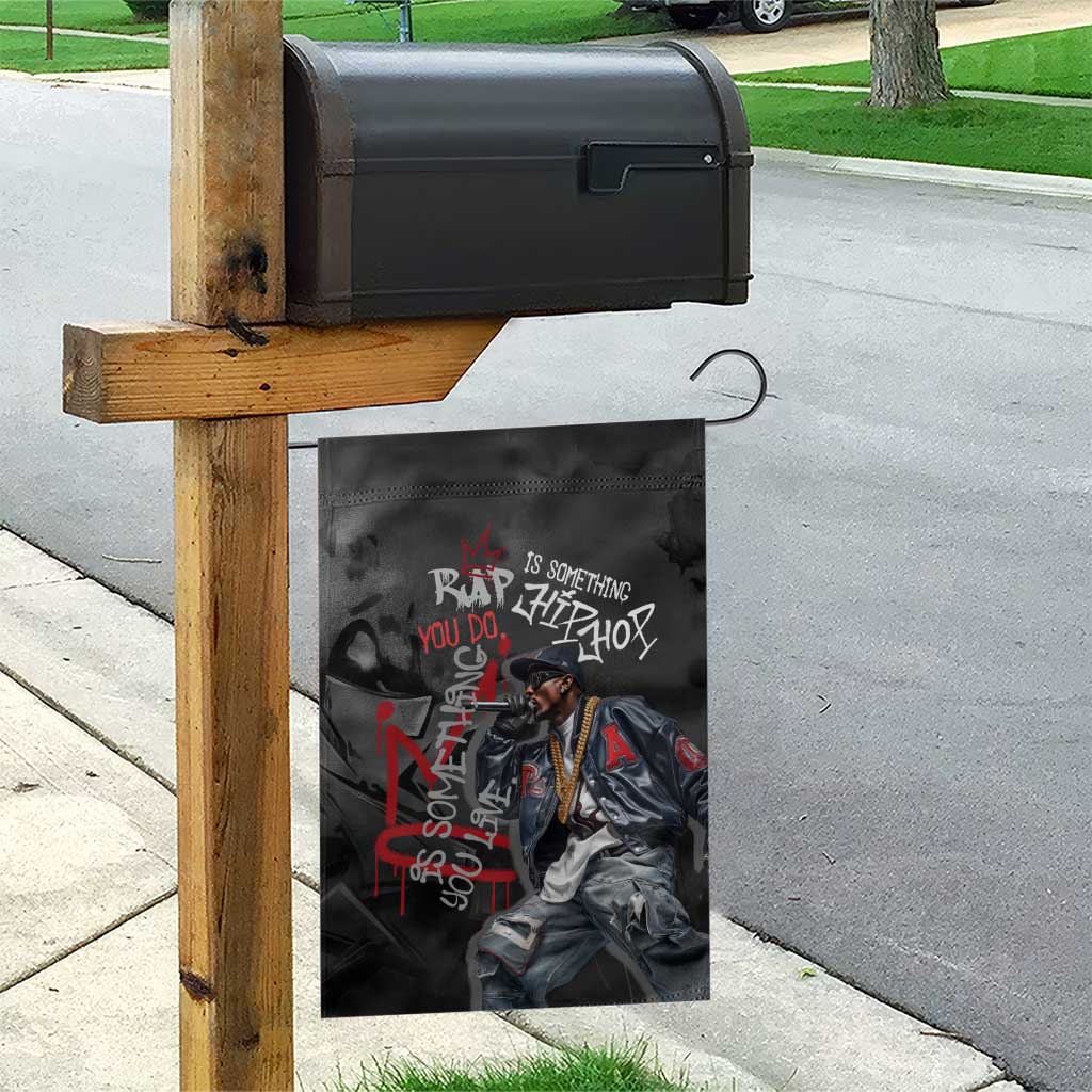 Rap Star Streetwear Garden Flag with Graffiti Lettering and Hip Hop - Wonder Print Shop