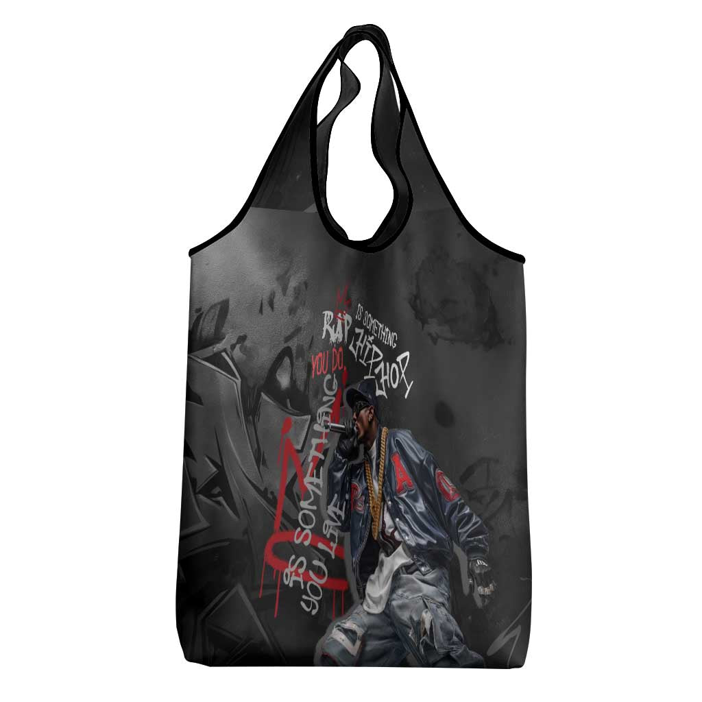 Rap Star Streetwear Grocery Bag with Graffiti Lettering and Hip Hop - Wonder Print Shop