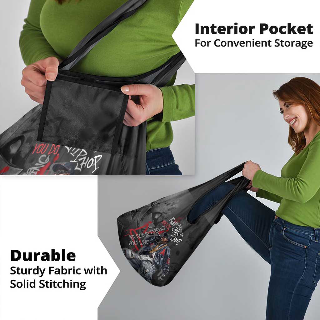 Rap Star Streetwear Grocery Bag with Graffiti Lettering and Hip Hop - Wonder Print Shop