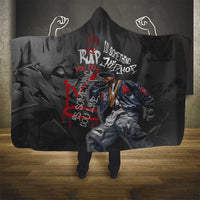 Rap Star Streetwear Hooded Blanket with Graffiti Lettering and Hip Hop - Wonder Print Shop
