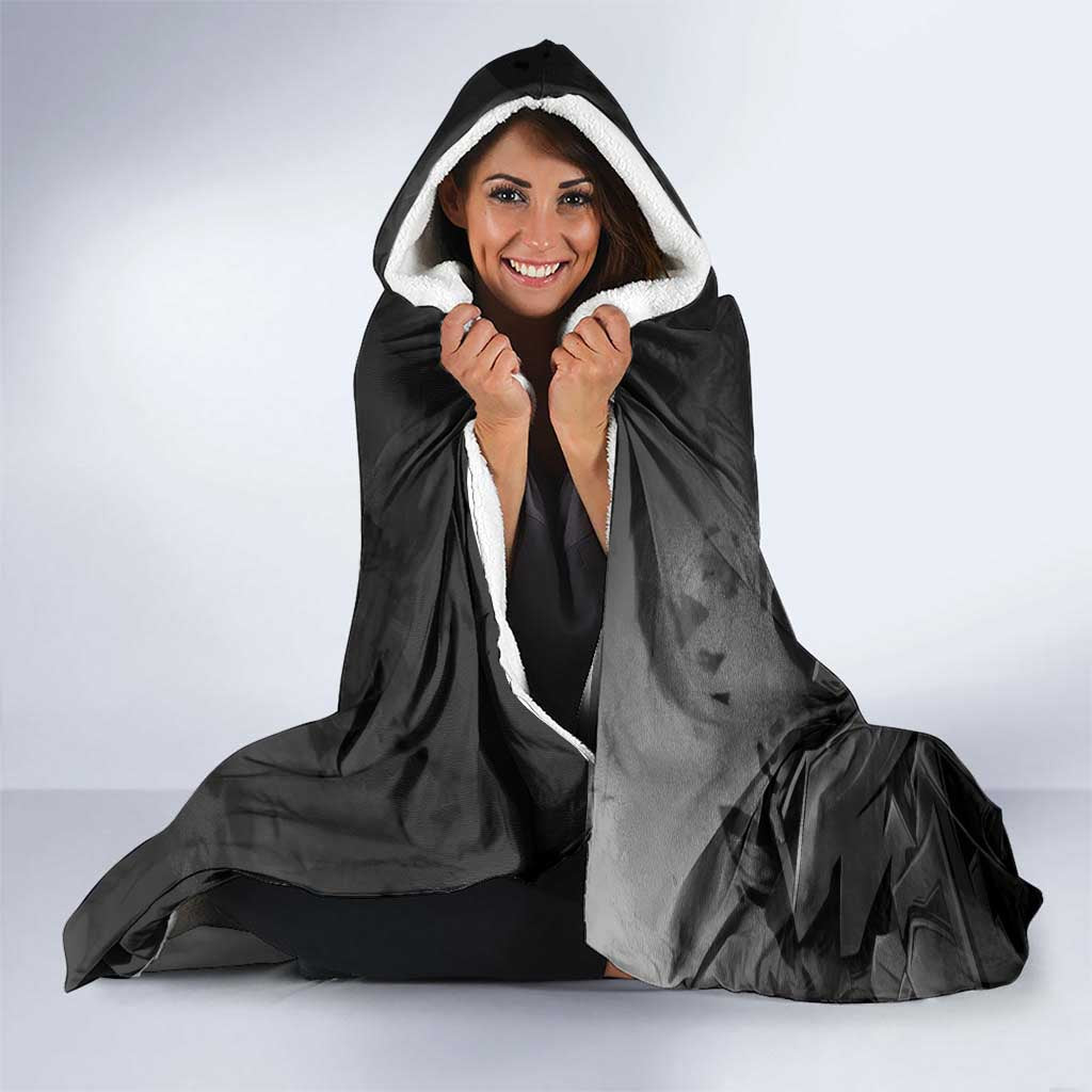 Rap Star Streetwear Hooded Blanket with Graffiti Lettering and Hip Hop - Wonder Print Shop