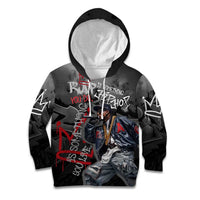 Rap Star Streetwear Kid Hoodie with Graffiti Lettering and Hip Hop - Wonder Print Shop