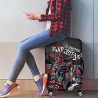 Rap Star Streetwear Luggage Cover with Graffiti Lettering and Hip Hop - Wonder Print Shop