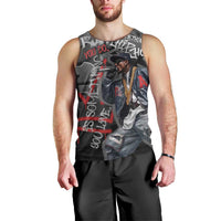 Rap Star Streetwear Men Tank Top with Graffiti Lettering and Hip Hop - Wonder Print Shop